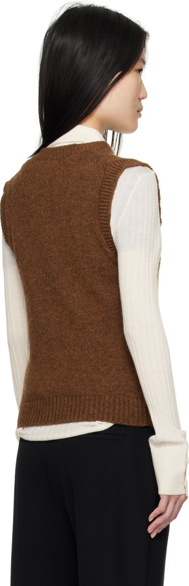 Sveter &Daughter &Daughter Shetland Argyle Vest Hnedá | WLR2303, 2