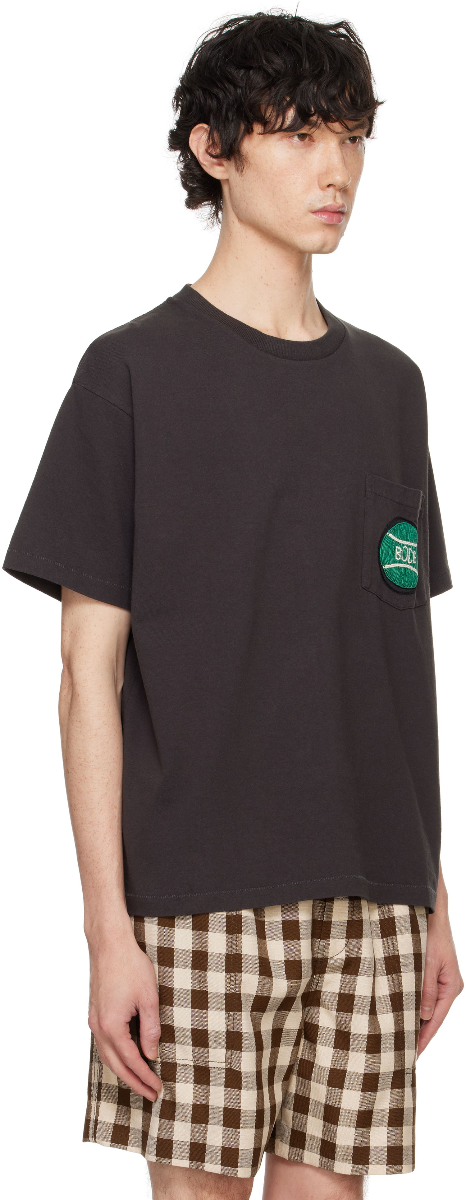 Tričko Bode Bode Game Point Pocket T-Shirt Šedá | MRF24CS056, 1