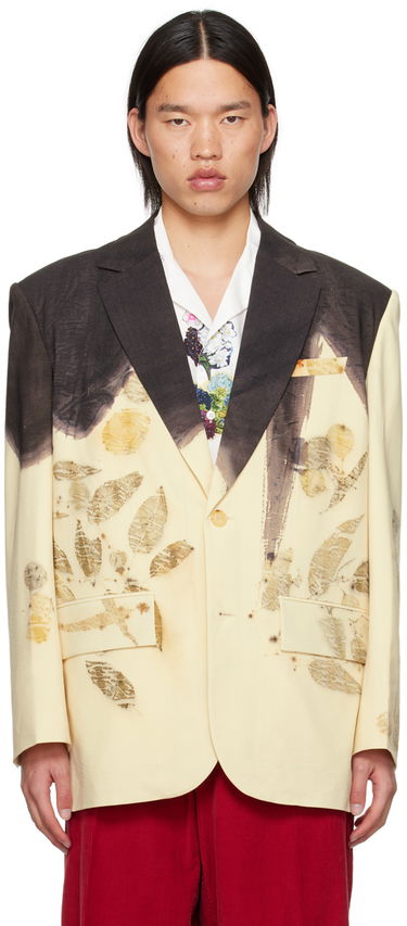 Bunda Feng Chen Wang Feng Chen Wang Plant-Dyed Blazer Béžová | FMS17JK11, 0