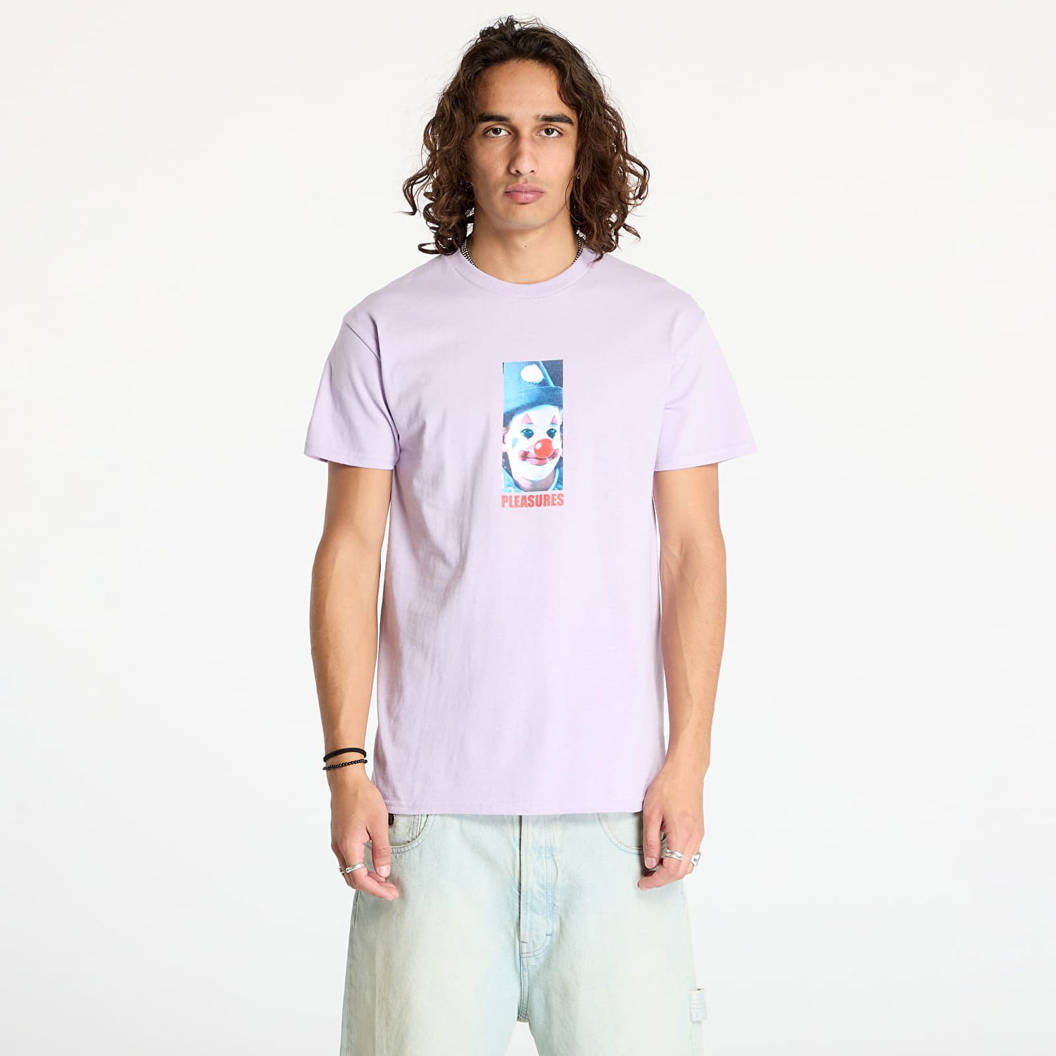 Tričko Pleasures Clown T-Shirt Orchid Fialová | P24F063 ORCHID, 0