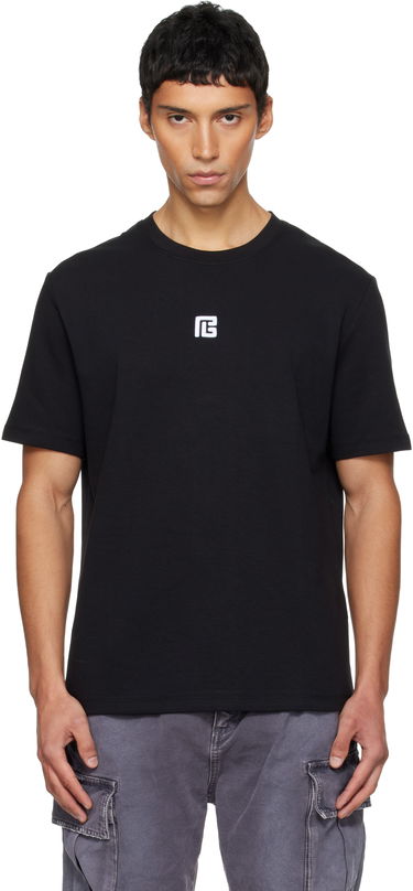 Tričko Balmain Small Logo T-shirt Čierna | FH1EG000BC87, 0