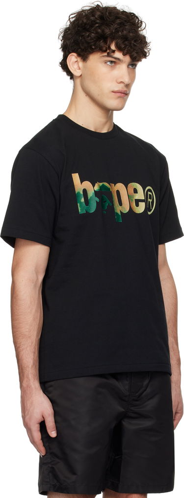 Tričko BAPE Tie Dye Logo T-shirt Biela | 001TEK801034M, 4