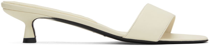 Doplnky Loulou de Saison Loulou de Saison Atrium Heeled Sandals Biela | ATRIUM, 0