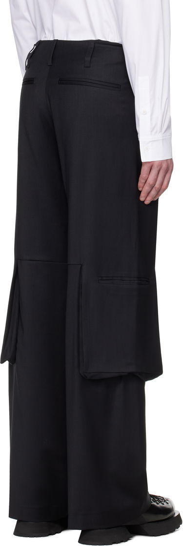 Cargo nohavice HELIOT EMIL HELIOT EMIL Ferro Tailored Cargo Pants Čierna | SS25_M_10_198_BLK01, 2