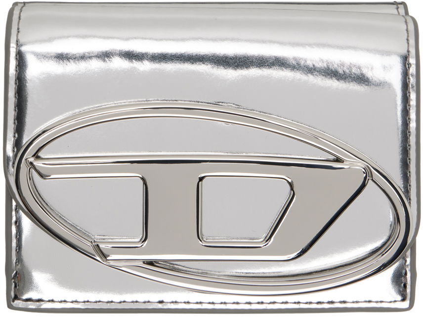Peňaženka Diesel Metallic Trifold Coin Wallet Metalická | X09887 PS202, 0