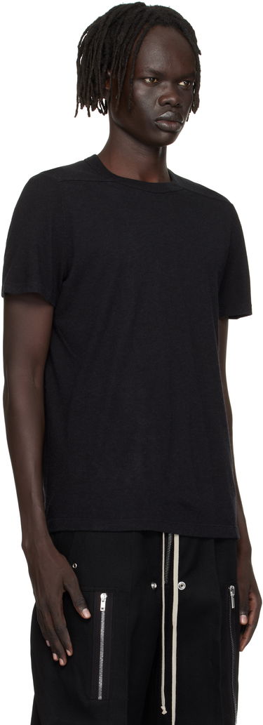 Tričko Rick Owens Rick Owens Concordians Short Level T-Shirt Čierna | RU02E1265 JR, 1