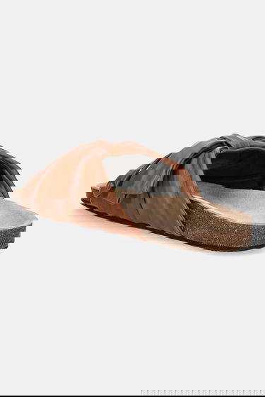 Tenisky a topánky JW Anderson JW Anderson Knotted Leather Slides Hnedá | SN0096.LA0161.640, 2