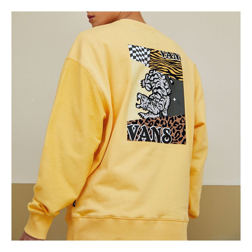 Sveter Vans Vans Splicing Embroidered Pullover Žltá | VN0A5H9QYRS