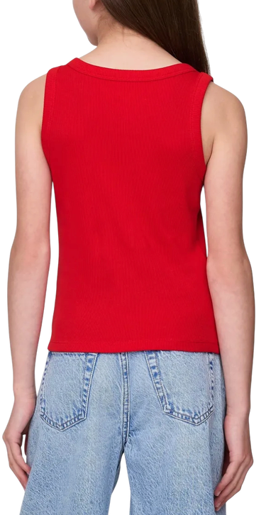 Tielko GAP Ribbed Logo Tank Top Červená | 771346-01, 1