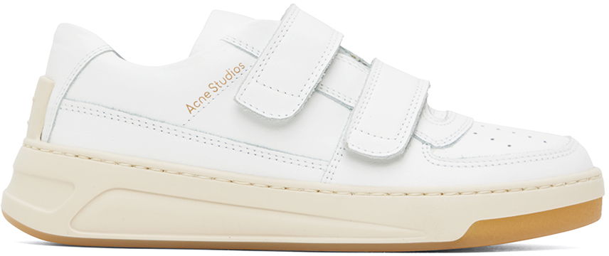 Tenisky a topánky Acne Studios White Velcro Strap Biela | AD0564-, 0