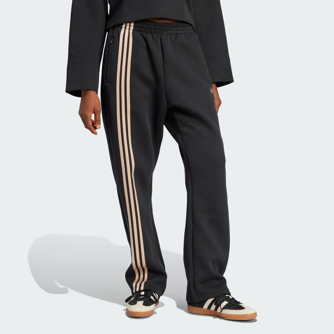 Tepláky adidas Performance Oversized 3-Stripes Sweatpants Čierna | JJ0941, 0