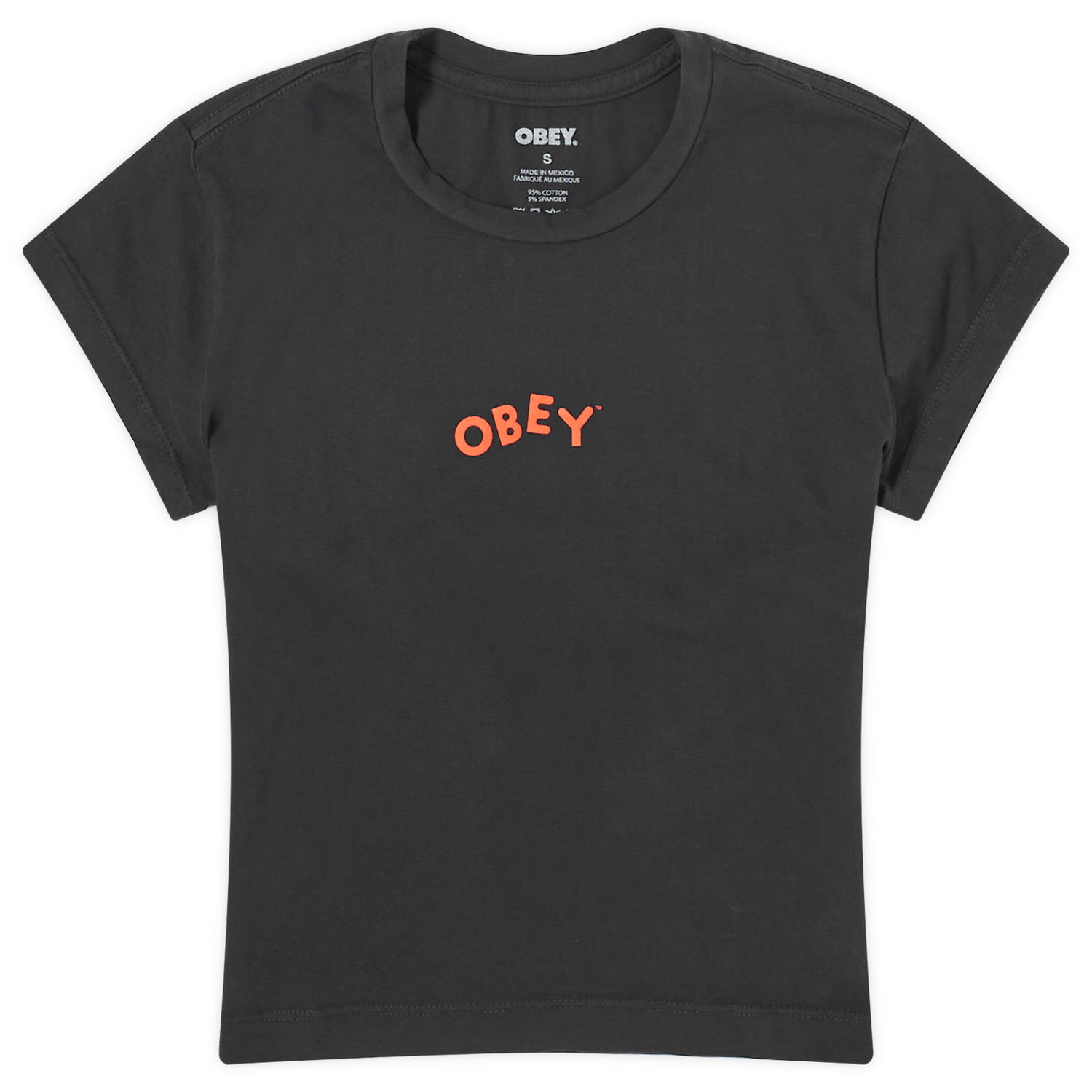 Tričko OBEY Shrunken Čierna | 267802472-DGB, 0