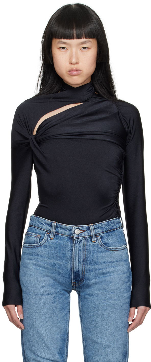 Tričko Coperni Coperni Asymmetric T-Shirt Čierna | COPJS66545, 0