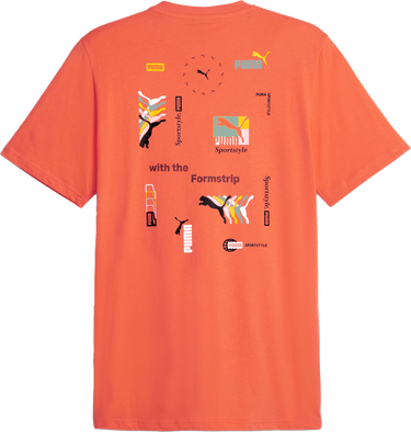 Tričko Puma Puma Classics Brand Love T-Shirt Oranžová | 621338-60, 2