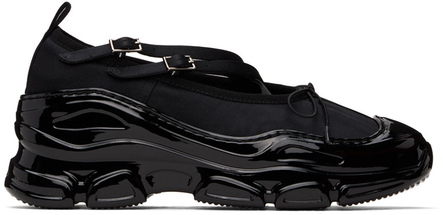 Oblečenie Simone Rocha Simone Rocha Classic Buckle Tracker Ballerinas Čierna | HT19-M 0755, 0