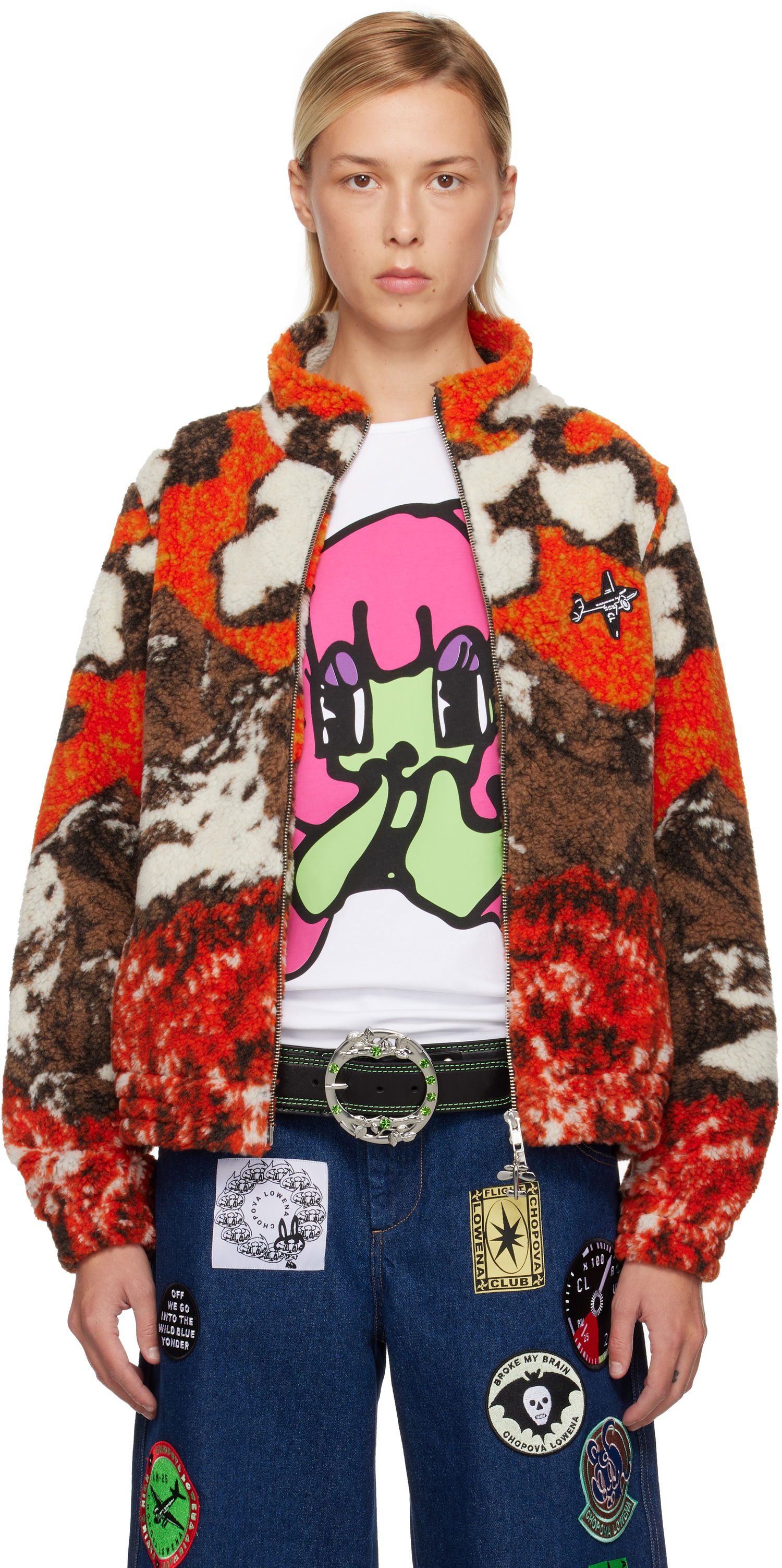 Bunda Chopova Lowena Chopova Lowena CL Airlines Fleece Jacket Rôznofarebný | 5315, 0