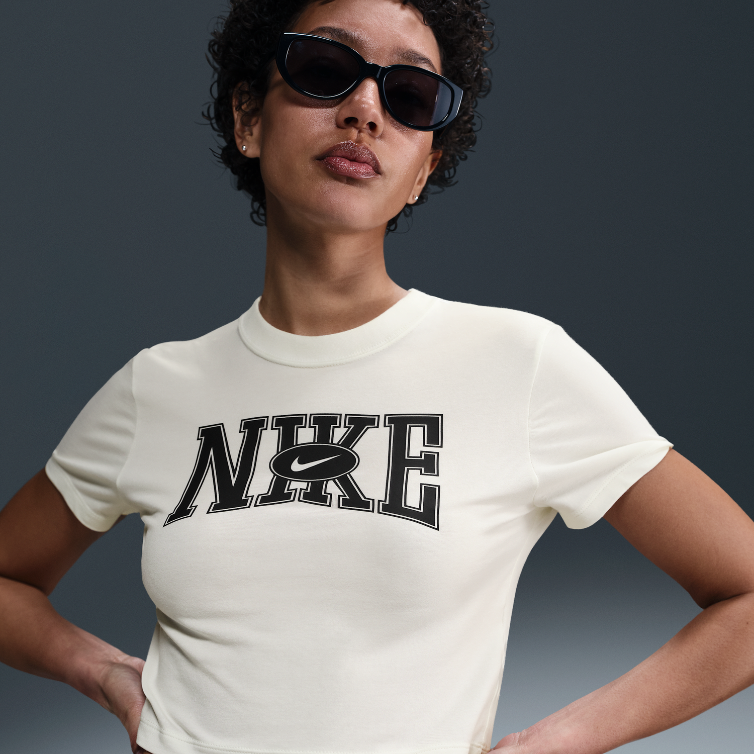Crop Top Nike Sportswear Slim Fit Crop Top Biela | HQ1709-133, 0