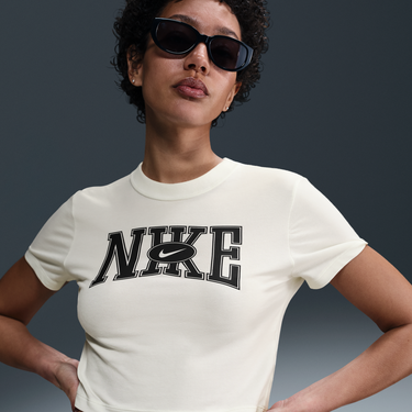 Crop Top Nike Sportswear Slim Fit Crop Top Biela | HQ1709-133, 0