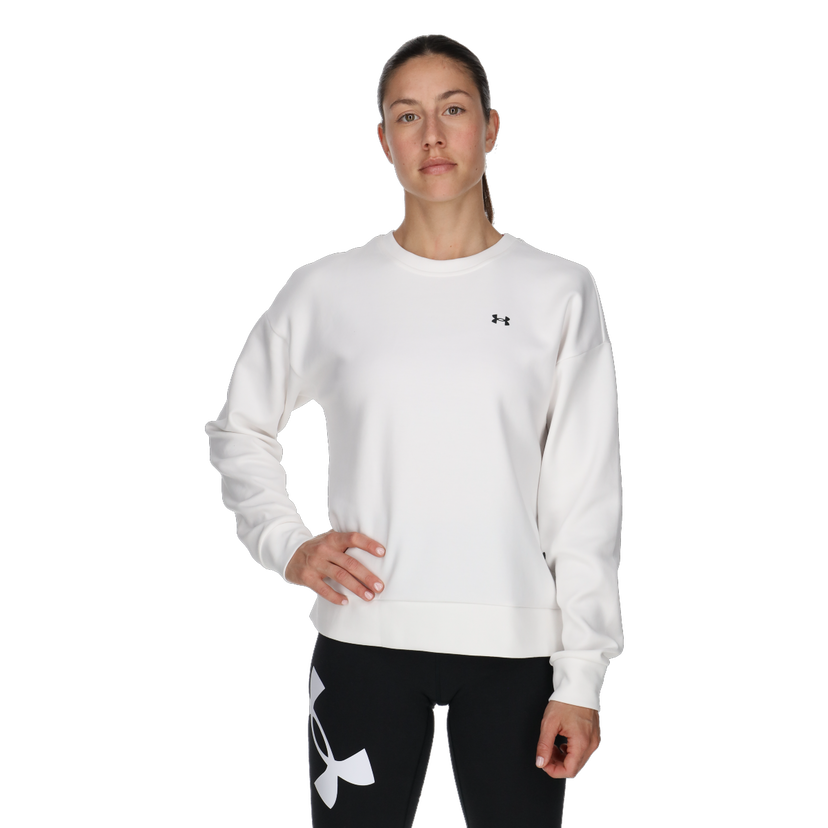 Mikina Under Armour Unstoppable Fleece Crewneck Sweatshirt Biela | 1379835-100
