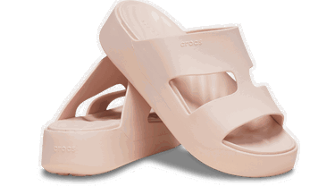 Tenisky a topánky Crocs Getaway Platform H-Strap Sandals Quartz Ružová | 209409-6UR, 1