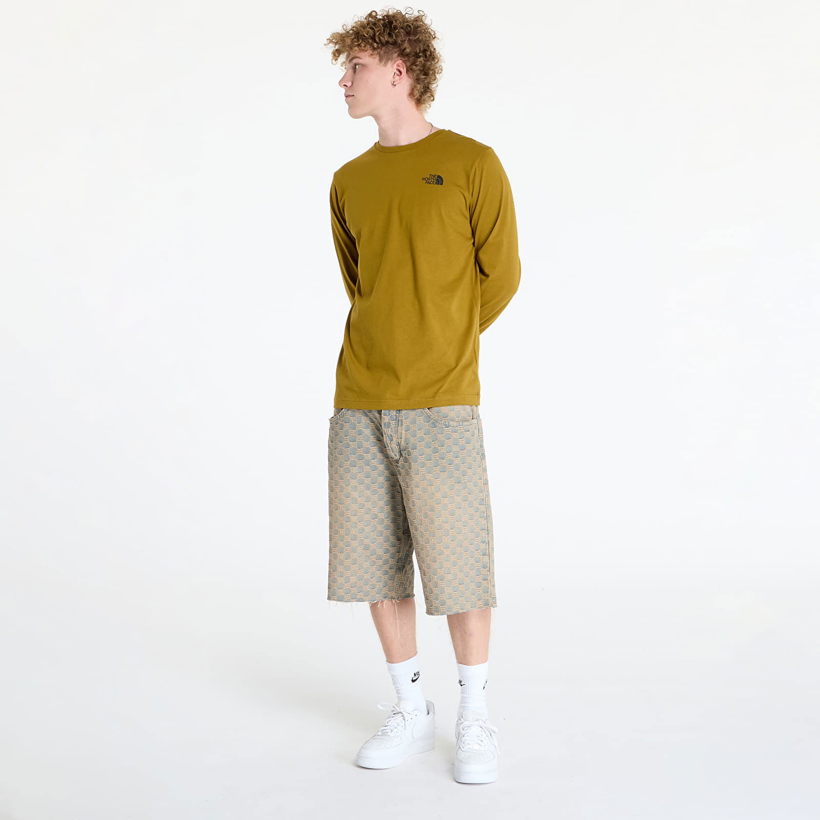 L/S Box Nse Tee Moss Green