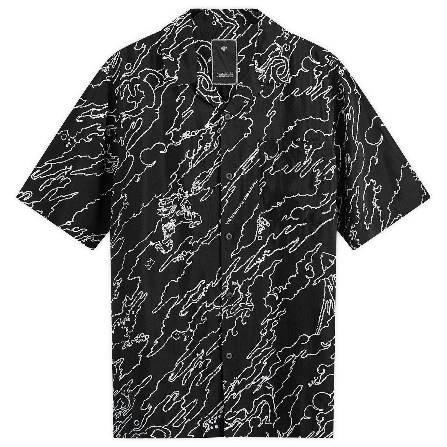 Košeľa Maharishi Maha Basquiat Čierna | 1312-BLK, 0