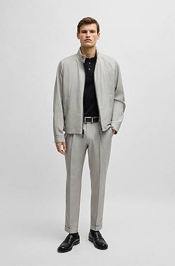 Polo tričko BOSS BOSS Regular-Fit Polo Shirt Čierna | 50494980, 1