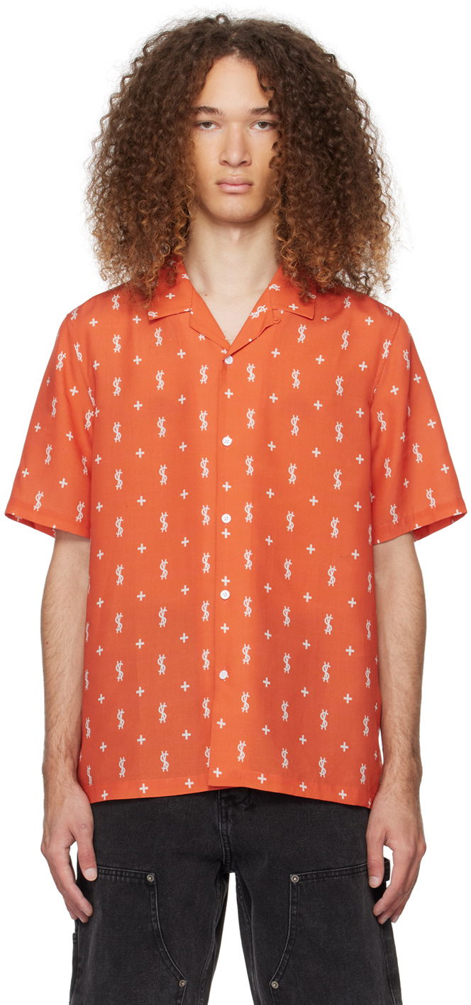 Košeľa Ksubi Allstar Resort Shirt Oranžová | MPS24SH009