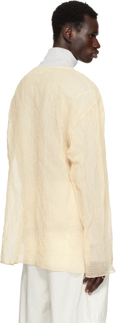 Sveter Dries Van Noten Dries Van Noten Long Sleeve Top Béžová | 251-020740-1265, 2