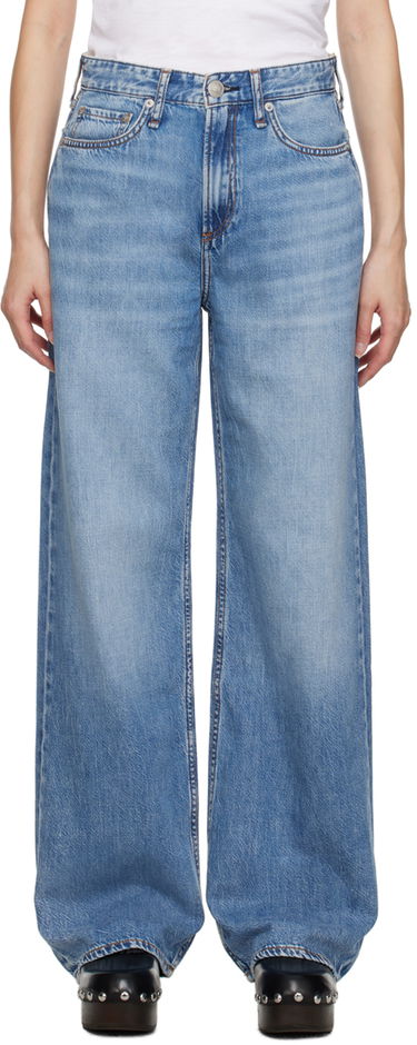 Džínsy rag & bone Logan Wide-Leg Jeans Modrá | WDD23S2935F2AU, 0