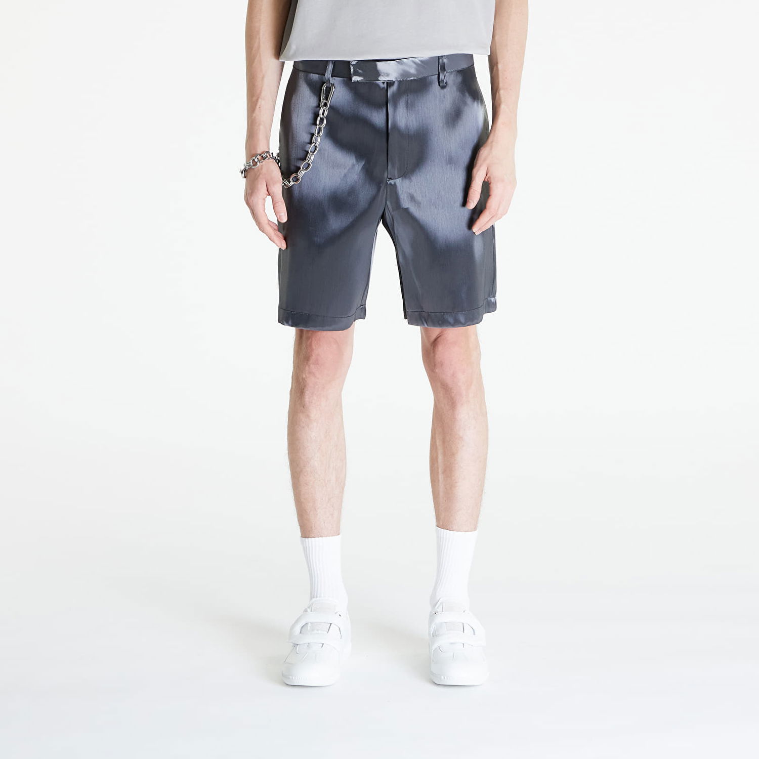 Šortky HELIOT EMIL HELIOT EMIL Liquid Metal Shorts Čierna | HE_M_10_053_P03_ME10, 0