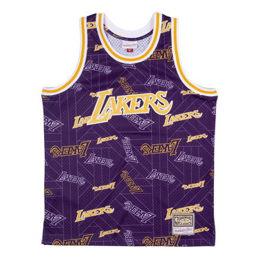 Dres Mitchell & Ness LA Lakers Swingman Jersey Fialová | MSPOBW19081-LALPTPR, 0