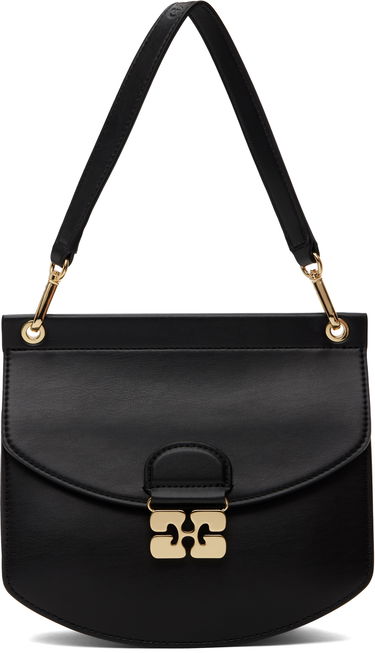 Kabelka GANNI Ganni Small Apo-G Shoulder Bag Čierna | A6449, 0
