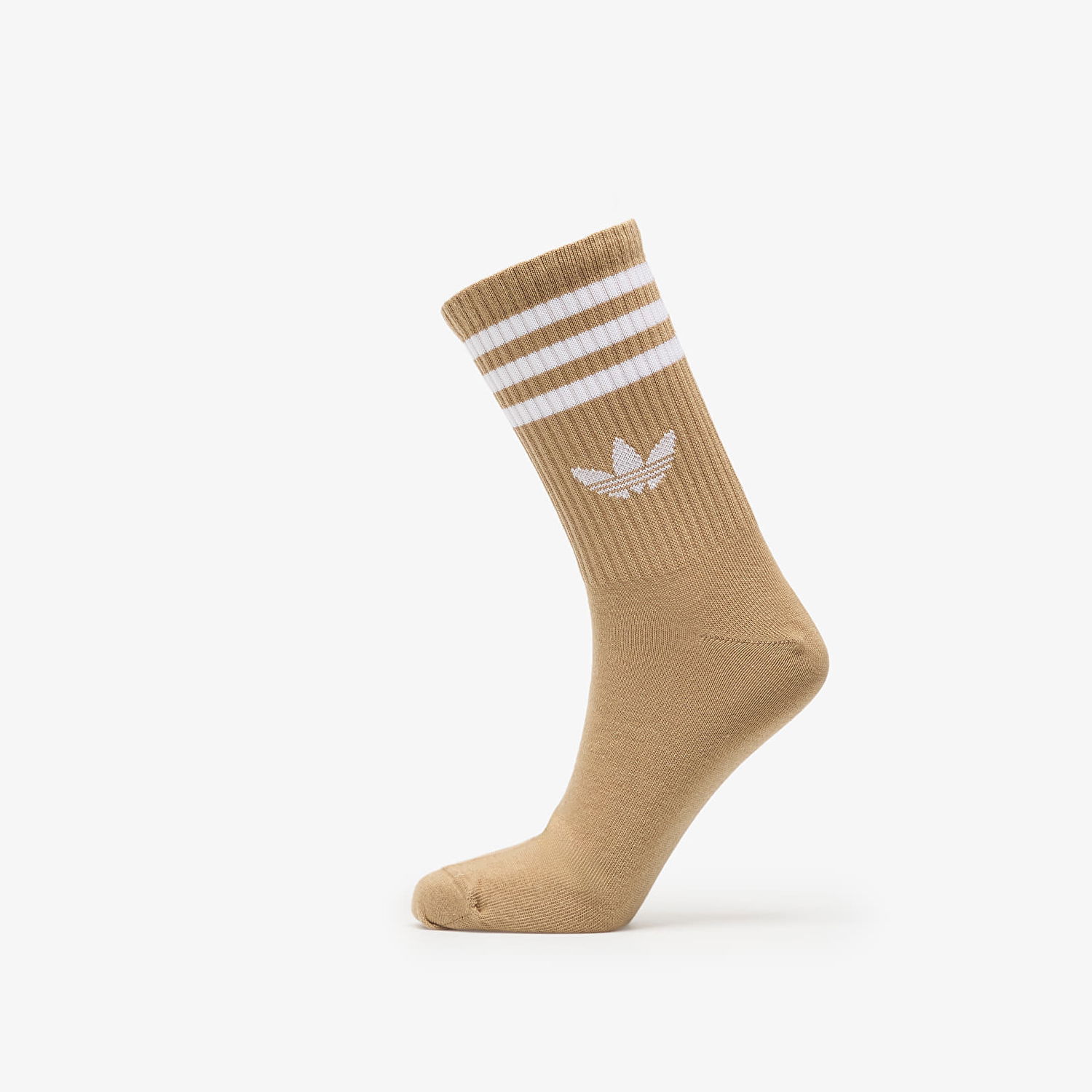 Ponožky adidas Performance 3-Stripes Crew Socks - 3 Pairs Hnedá | JZ4945, 1