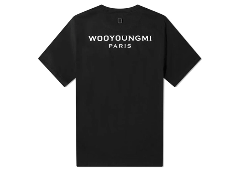Tričko WOOYOUNGMI Wooyoungmi Back Logo T-Shirt Čierna | W221TS07708B