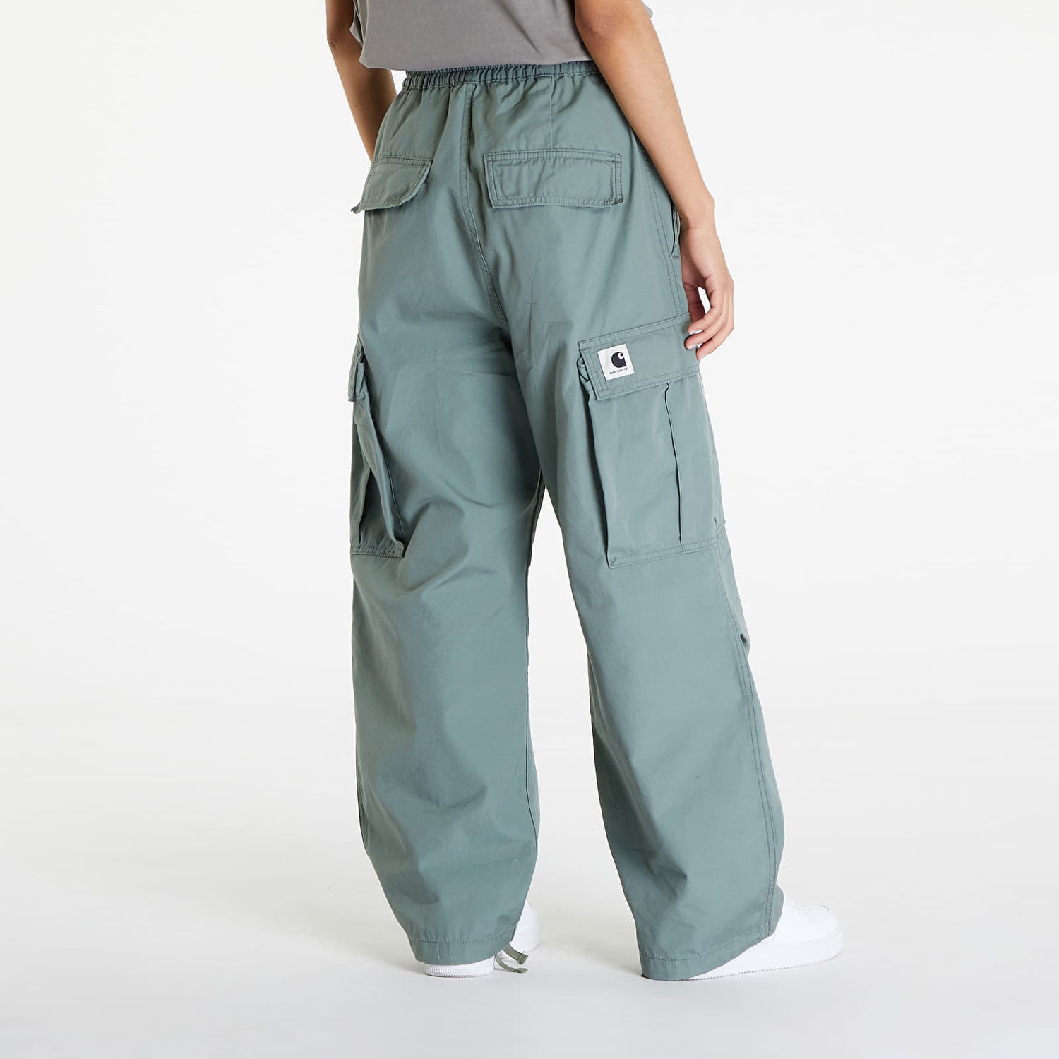 Cargo nohavice Carhartt WIP Jet Cargo Pant Park Rinsed Modrá | I032260.1YF02, 1