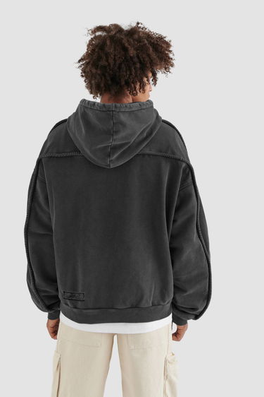Mikina AXEL ARIGATO Kansas Washed Hoodie Čierna | A2167001, 3