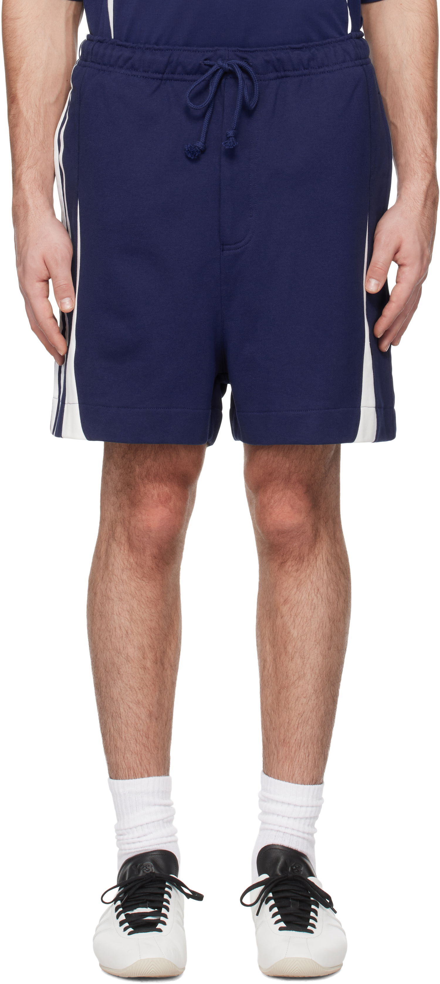 Šortky Y-3 Y-3 French Terry Cutline Shorts Modrá | JM3229, 0