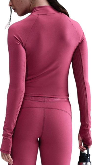 Tričko Nike Pro Long-Sleeve Mock Neck Performance Top Vínová | hv3736-634, 1