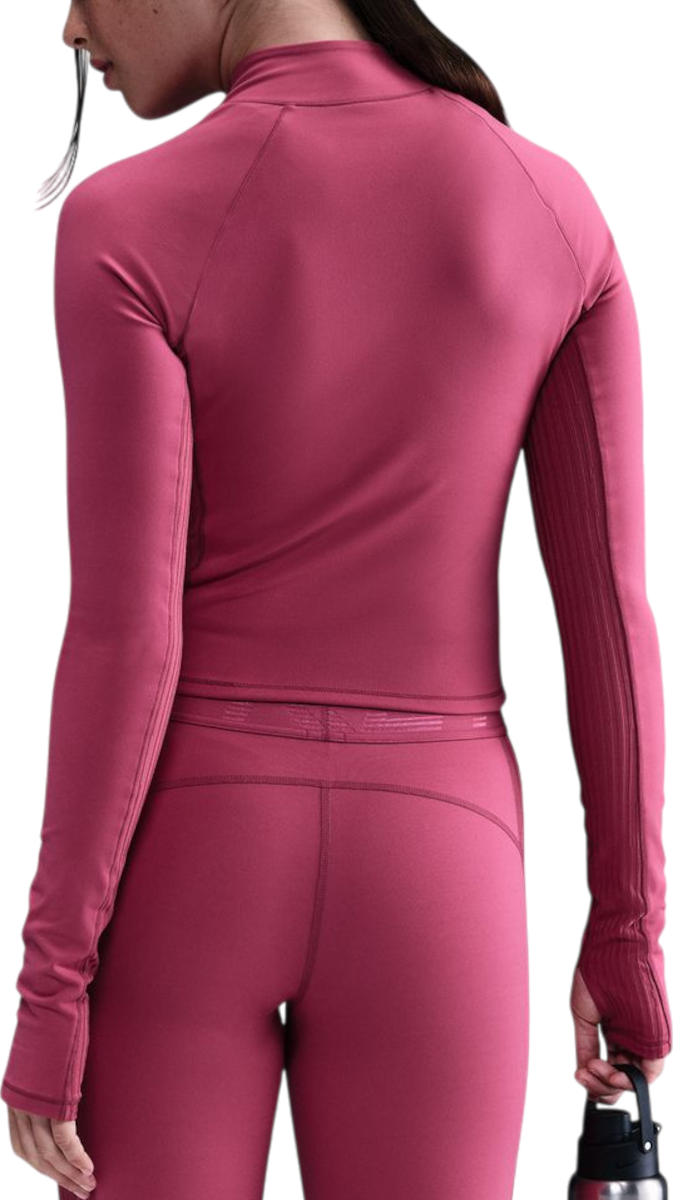Tričko Nike Pro Long-Sleeve Mock Neck Performance Top Vínová | hv3736-634, 1