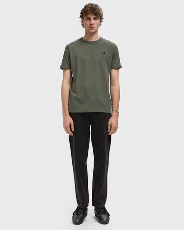 Tričko Fred Perry Contrast Taping T-Shirt Zelené | M4613-Z50, 1