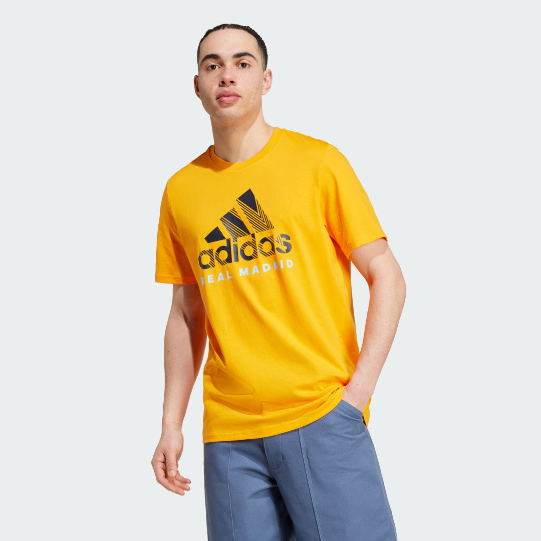 Tričko adidas Performance Real Madrid Seasonal Graphic Žltá | IT3767, 0