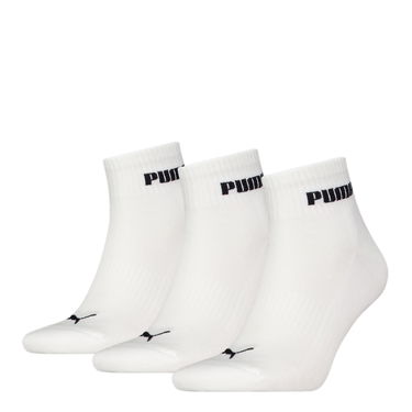 Ponožky Puma 3-Pack Quarter Socks PUMA Biela | 938393_01, 0