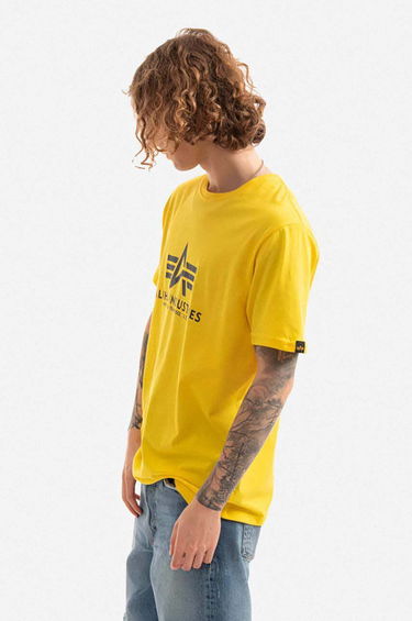 Tričko Alpha Industries Alpha Industries Basic T-Shirt Žltá | 100501.465, 5