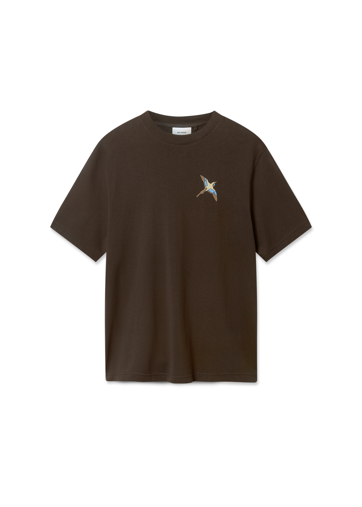 Tričko AXEL ARIGATO T-Shirt Micro Bee Bird Hnedá | A3464007, 0