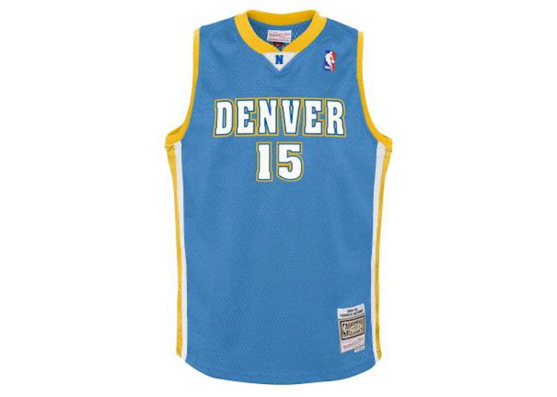 Dres Mitchell & Ness Mitchell & Ness Denver Nuggets Carmelo Anthony Swingman Jersey Modrá | 9N2B7BRD0-NUGCA-Y03, 0
