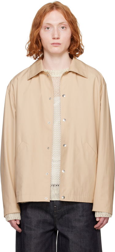 Vetrovka Jil Sander Jil Sander Logo Jacket Béžová | J23BN0003_J45026, 0