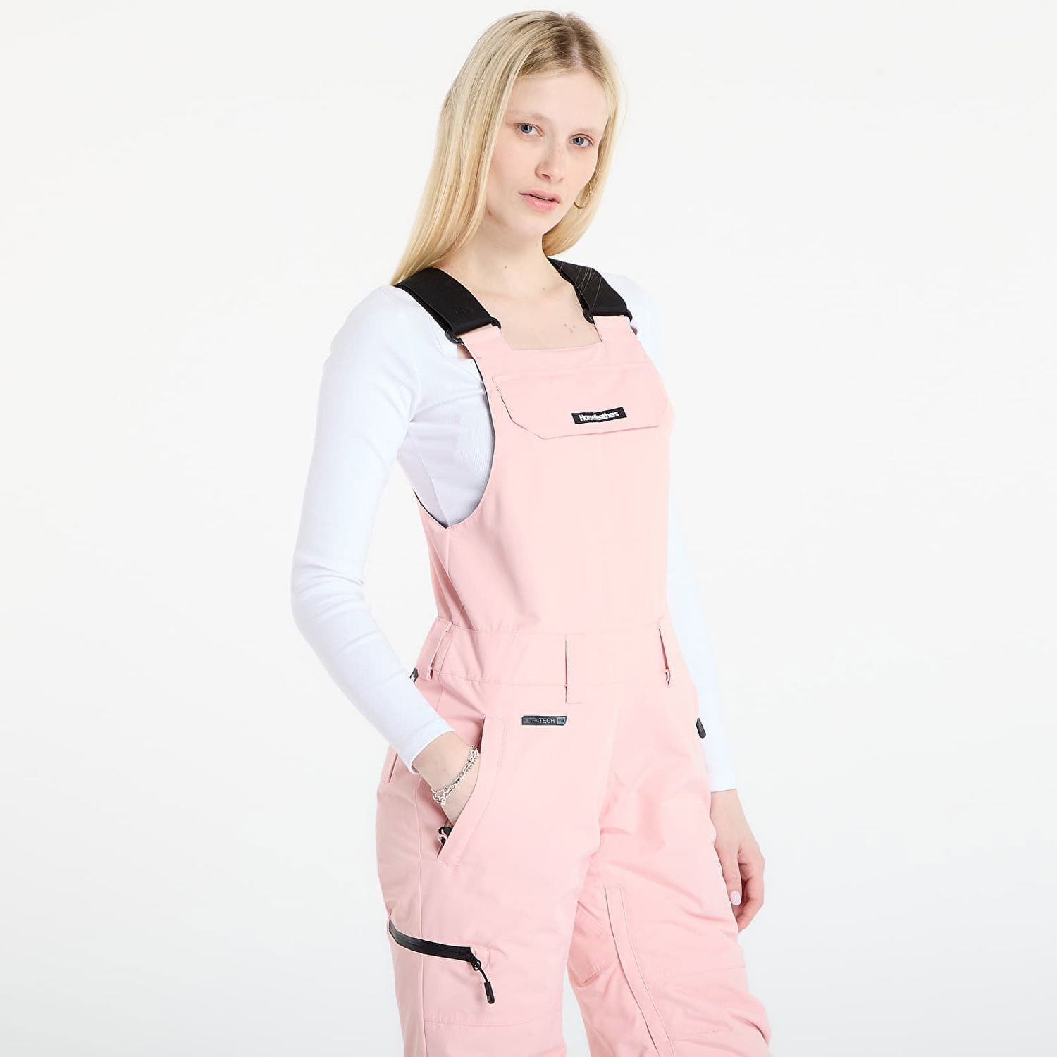 Nohavice Horsefeathers Tilda Bib Pants Ružová | OW234C, 1