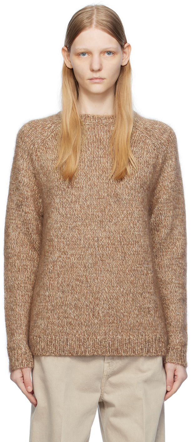 Sveter TOTEME Raglan Knit Sweater Hnedá | 234-WRTWTP224-YA0015