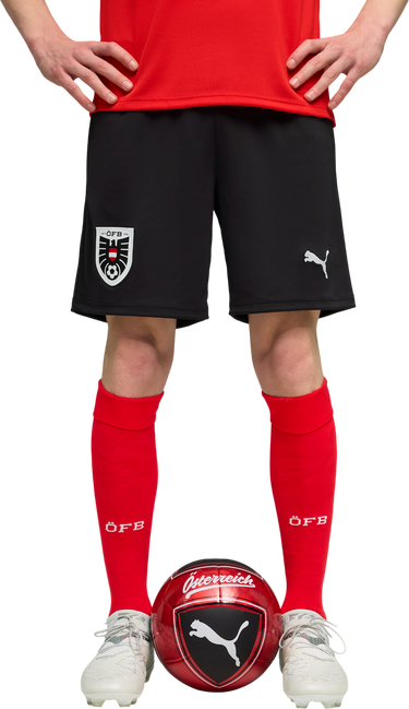 Šortky Puma Austria Replica Home 2026 Shorts Čierna | 783212-03, 1